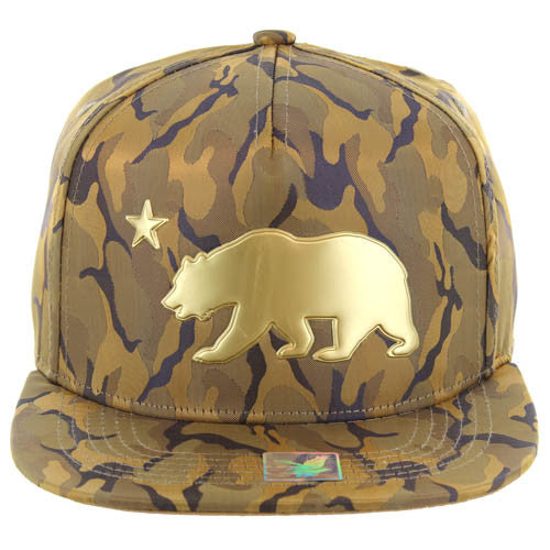 SM062 CALI BEAR (NYLON KHAKI CAMO)