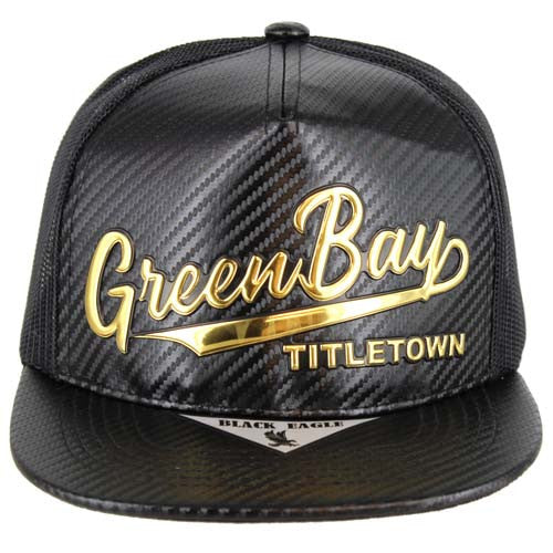SM171 GREEN BAY , CARBON PU (BLACK)