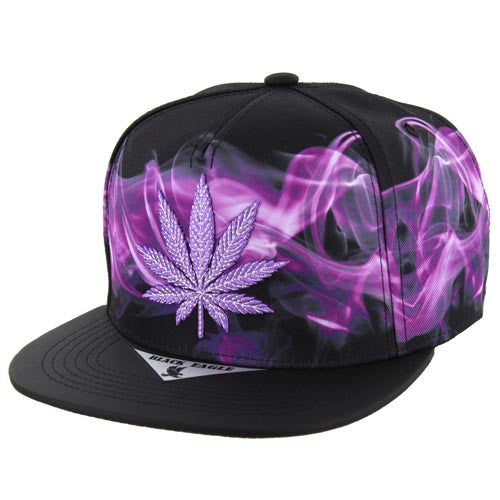 SM227 MARIJUANA - BLACK(PURPLE)