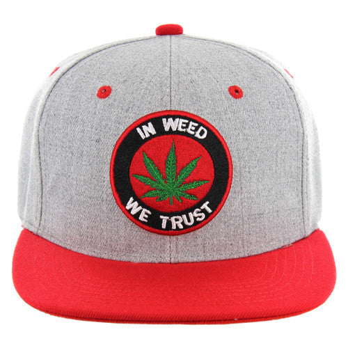 SM298 MARIJUANA (HEATHER GREY/RED)