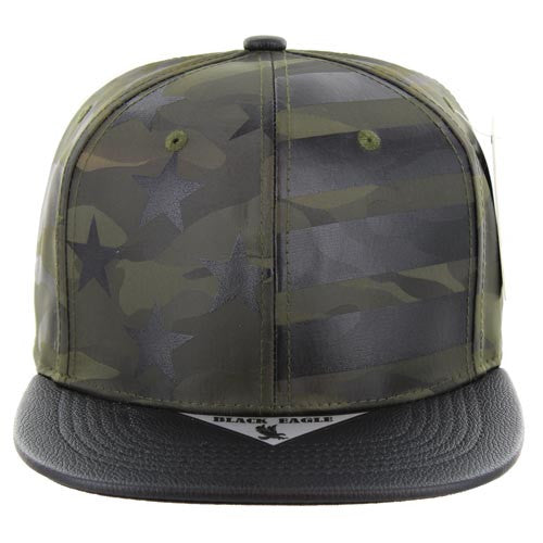 SM332 USA FLAG ( NYLON OLIVE CAMO)