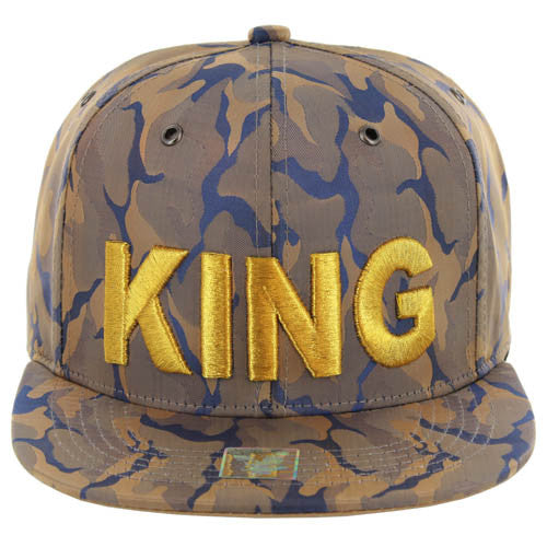 SM819 KING , NYLON CAMO (KHAKI BLUE)