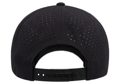 YP Classics® 5-Panel Snapback Cap with Perforations and Braided Rope