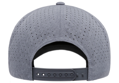 YP Classics® 5-Panel Snapback Cap with Perforations and Braided Rope
