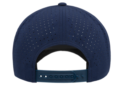 YP Classics® 5-Panel Snapback Cap with Perforations and Braided Rope