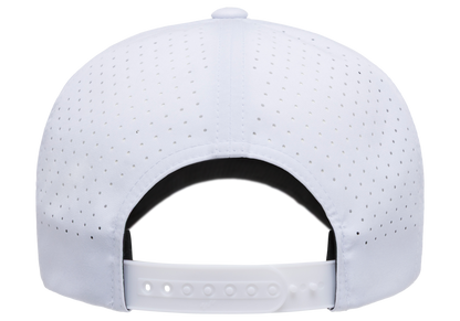 YP Classics® 5-Panel Snapback Cap with Perforations and Braided Rope
