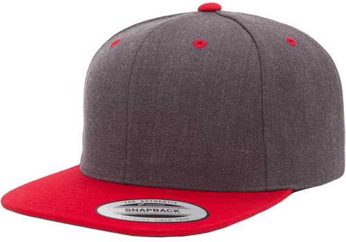 Dark Heather/Red