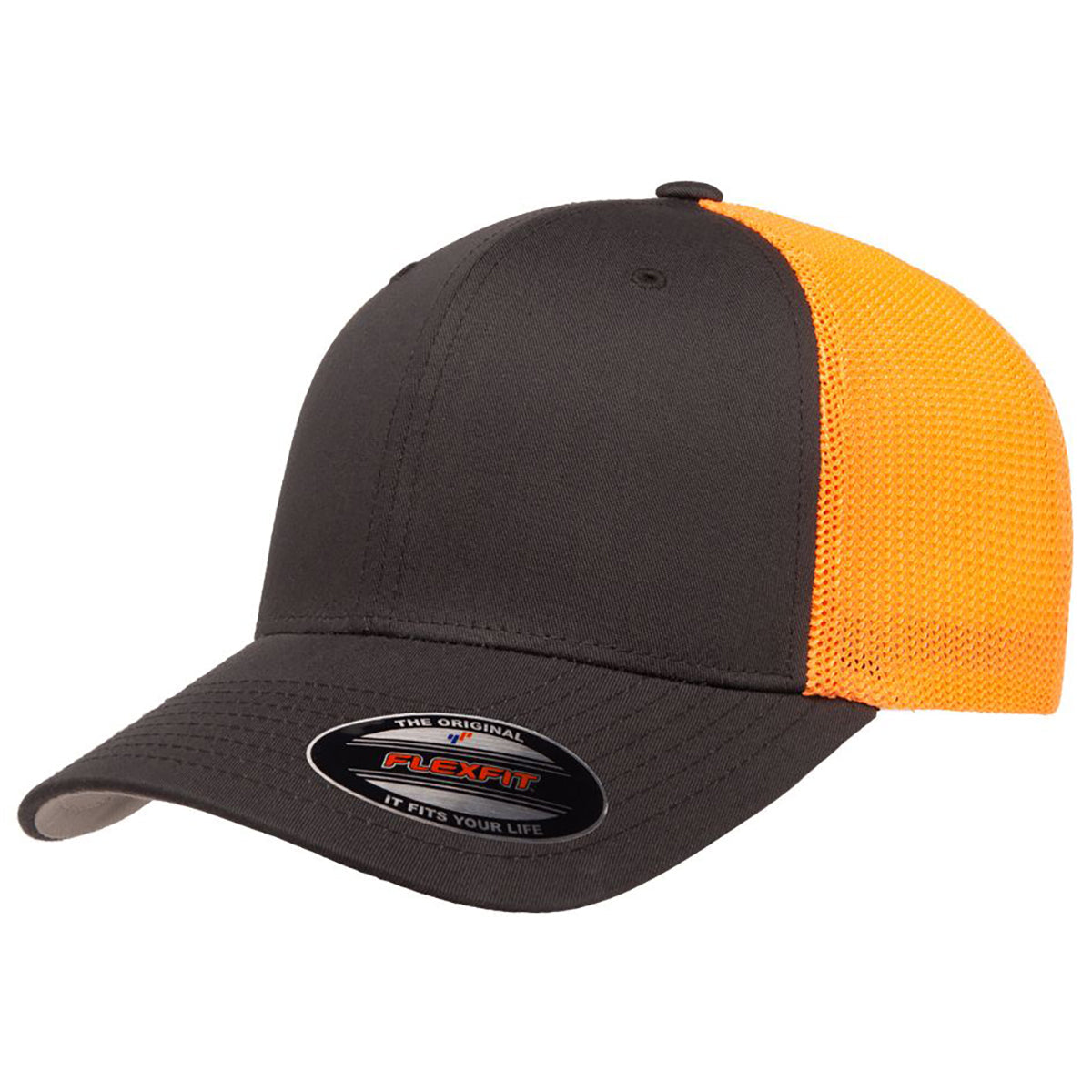 6511 - Charcoal/Neon Orange / L/XL