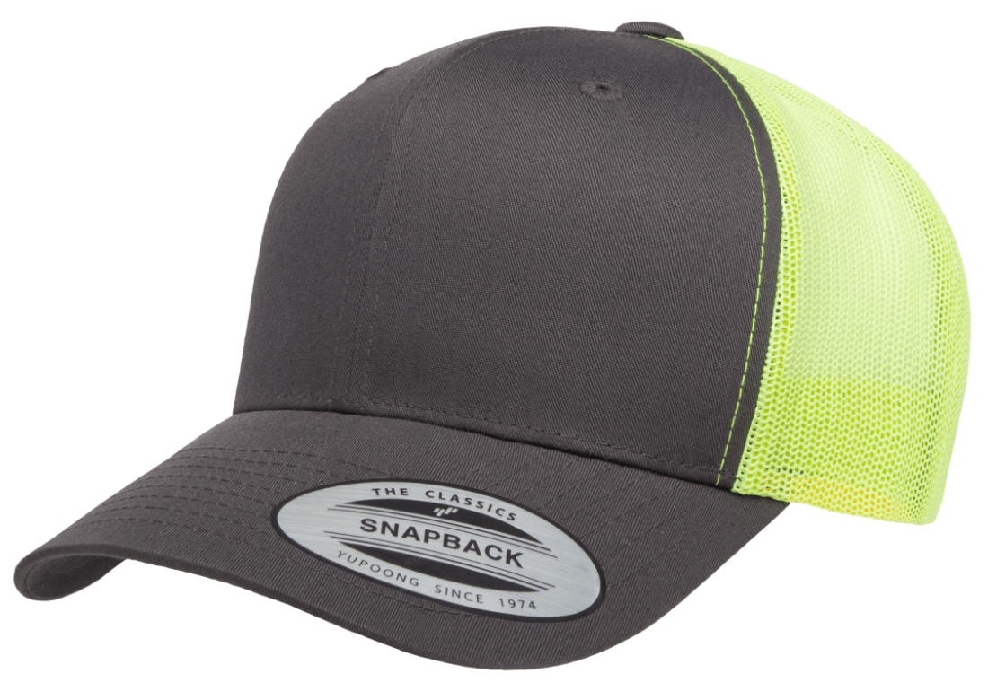 6606T - Charcoal/Neon Green