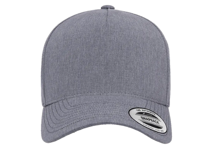 YP Classics® 5-panel snapback cap with perforation