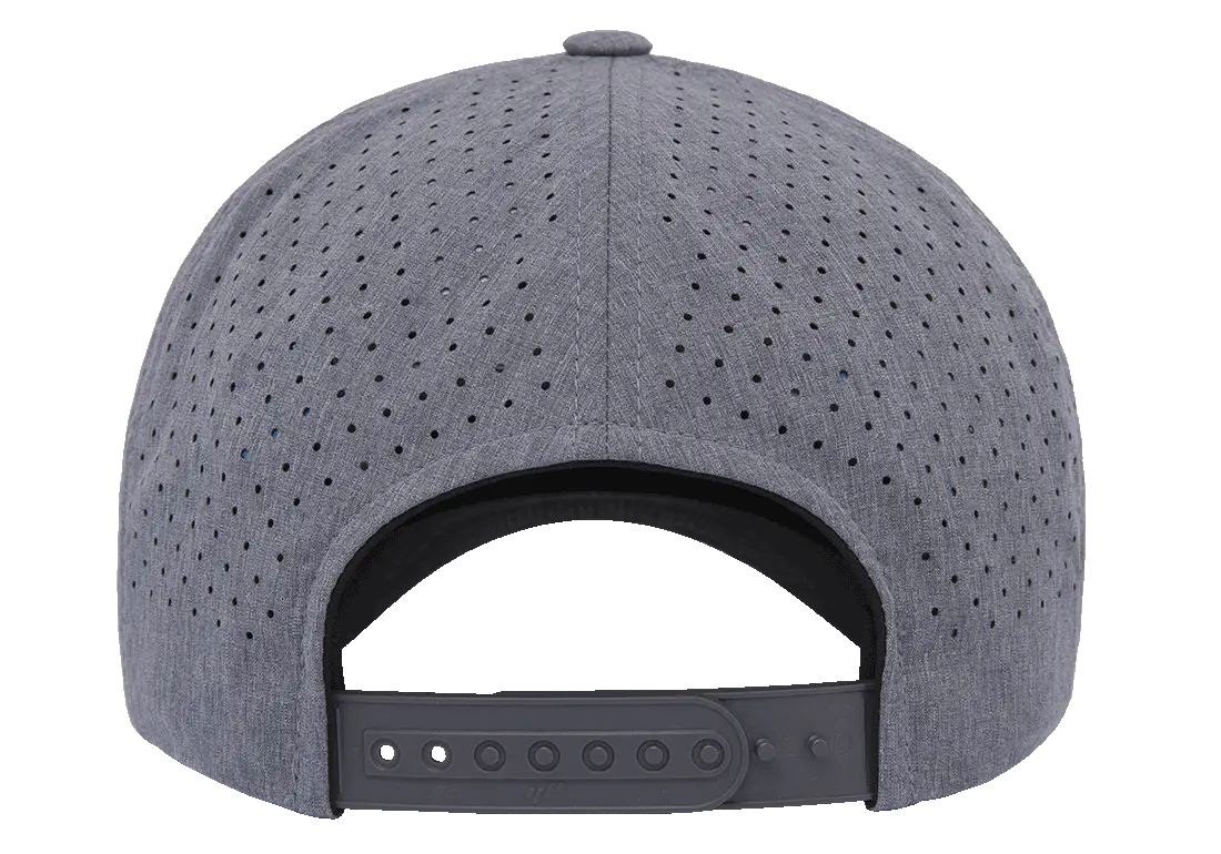 YP Classics® 5-panel snapback cap with perforation