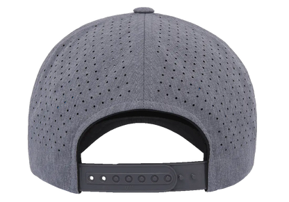 YP Classics® 5-panel snapback cap with perforation
