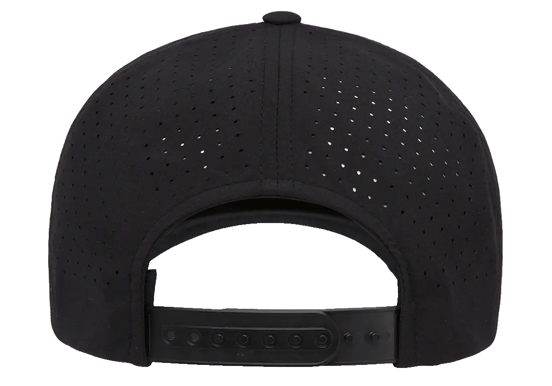 YP Classics® 5-panel snapback cap with perforation