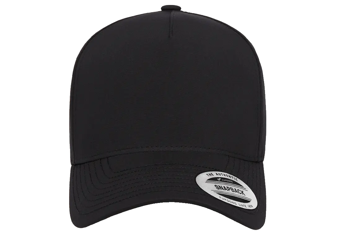 YP Classics® 5-panel snapback cap with perforation
