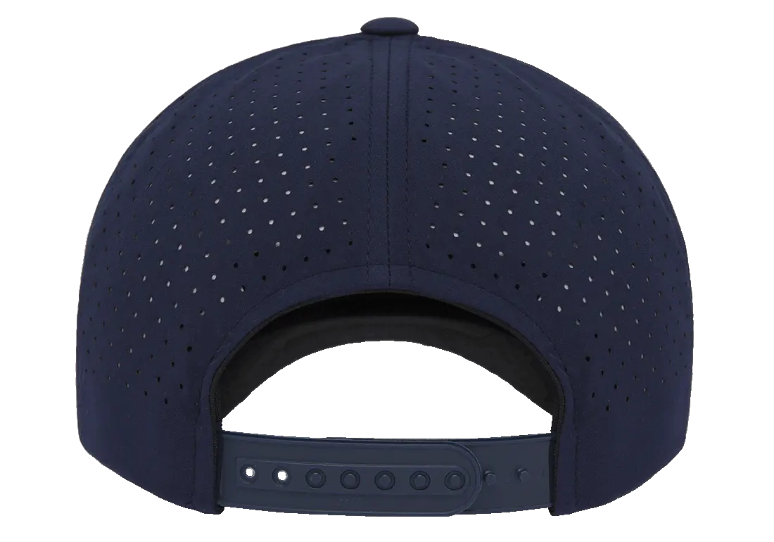 YP Classics® 5-panel snapback cap with perforation