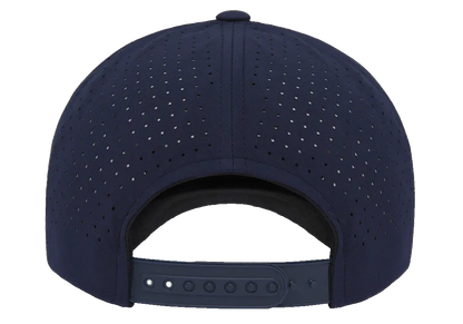 YP Classics® 5-panel snapback cap with perforation