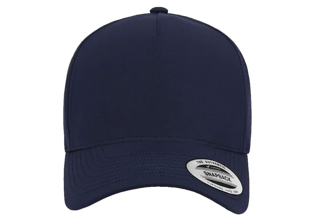 YP Classics® 5-panel snapback cap with perforation