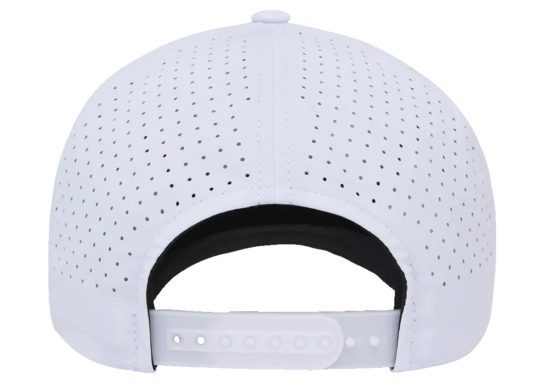 YP Classics® 5-panel snapback cap with perforation