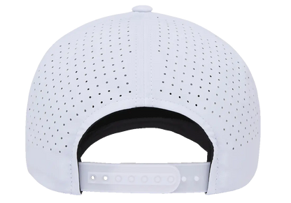 YP Classics® 5-panel snapback cap with perforation