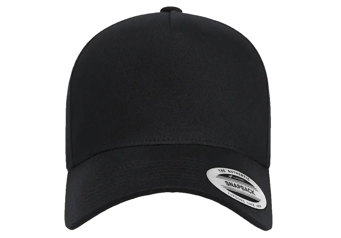 YP Classics® retro cotton blend 5-panel snapback cap