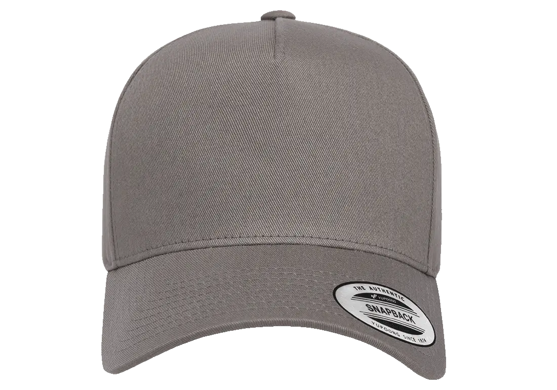 YP Classics® retro cotton blend 5-panel snapback cap