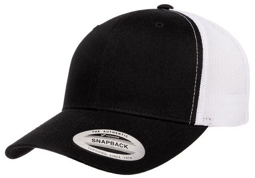 Black/White Mesh Back / One Size