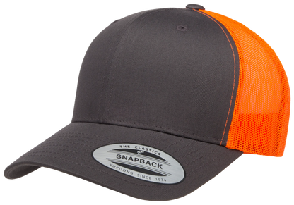 6606T - Charcoal/Neon Orange