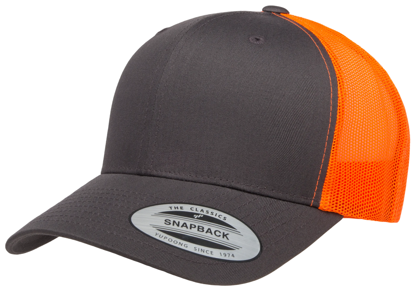 6606T - Charcoal/Neon Orange