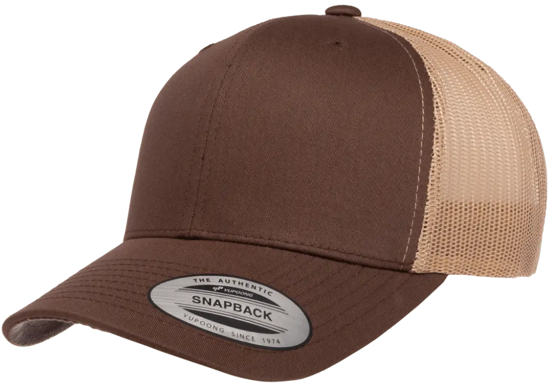 6606T - Brown/Khaki Mesh Back