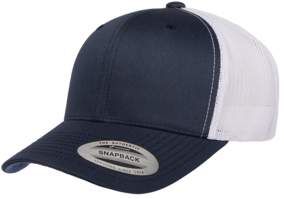 6606T - Navy Hat/White Mesh Back