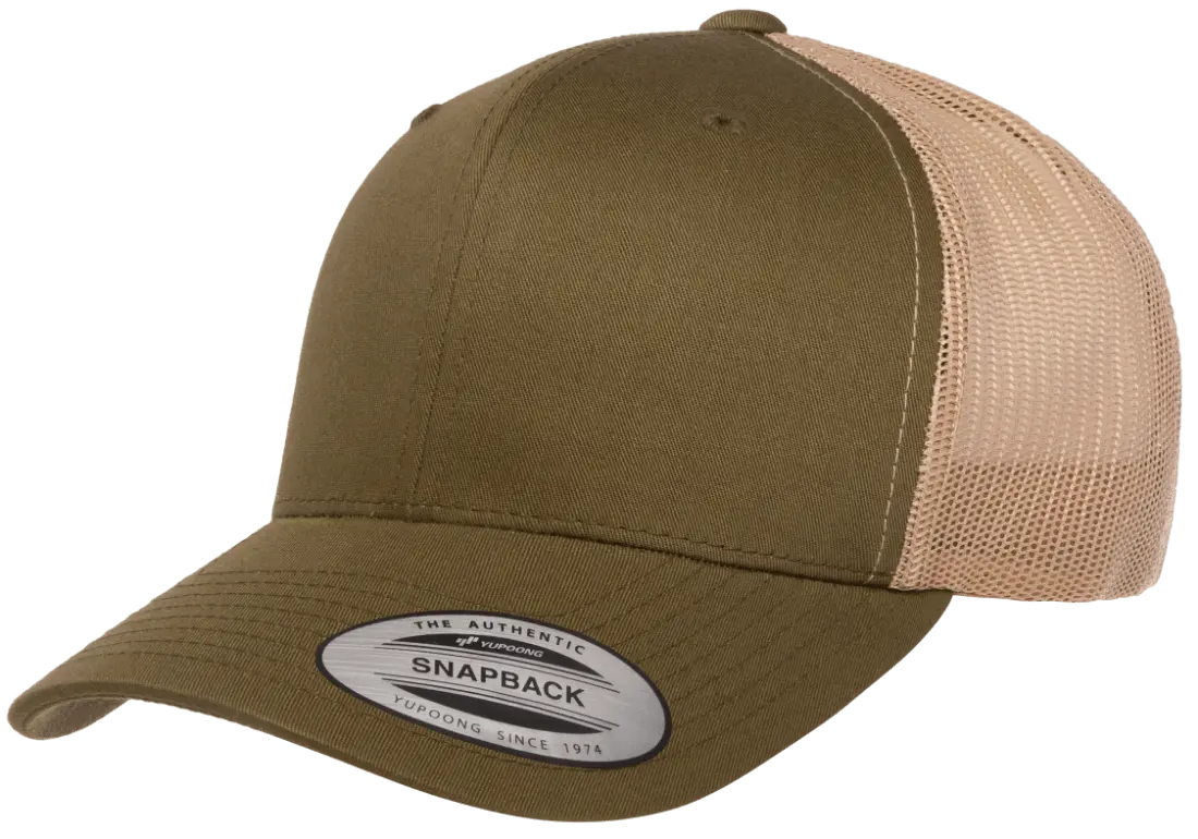 6606T - Moss Hat/Khaki Mesh Back