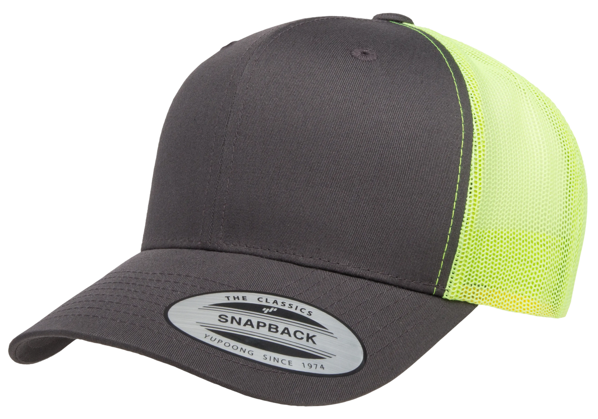 6606T - Charcoal/Neon Green