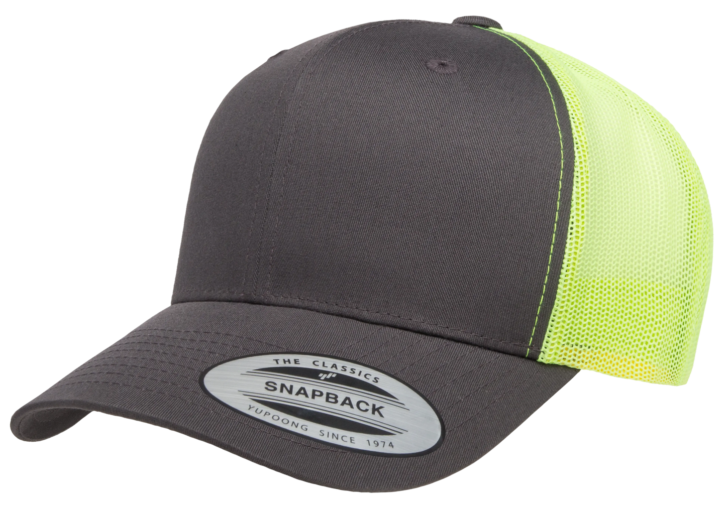 6606T - Charcoal/Neon Green