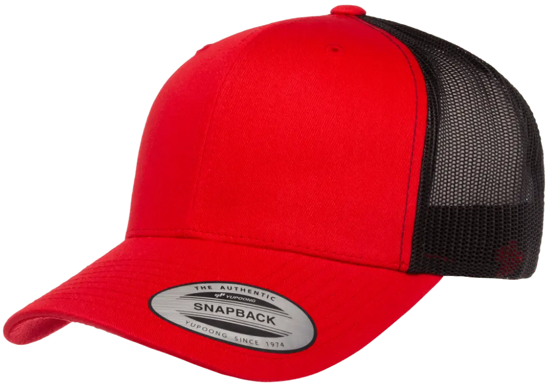 6606T - Red/Black Mesh Back