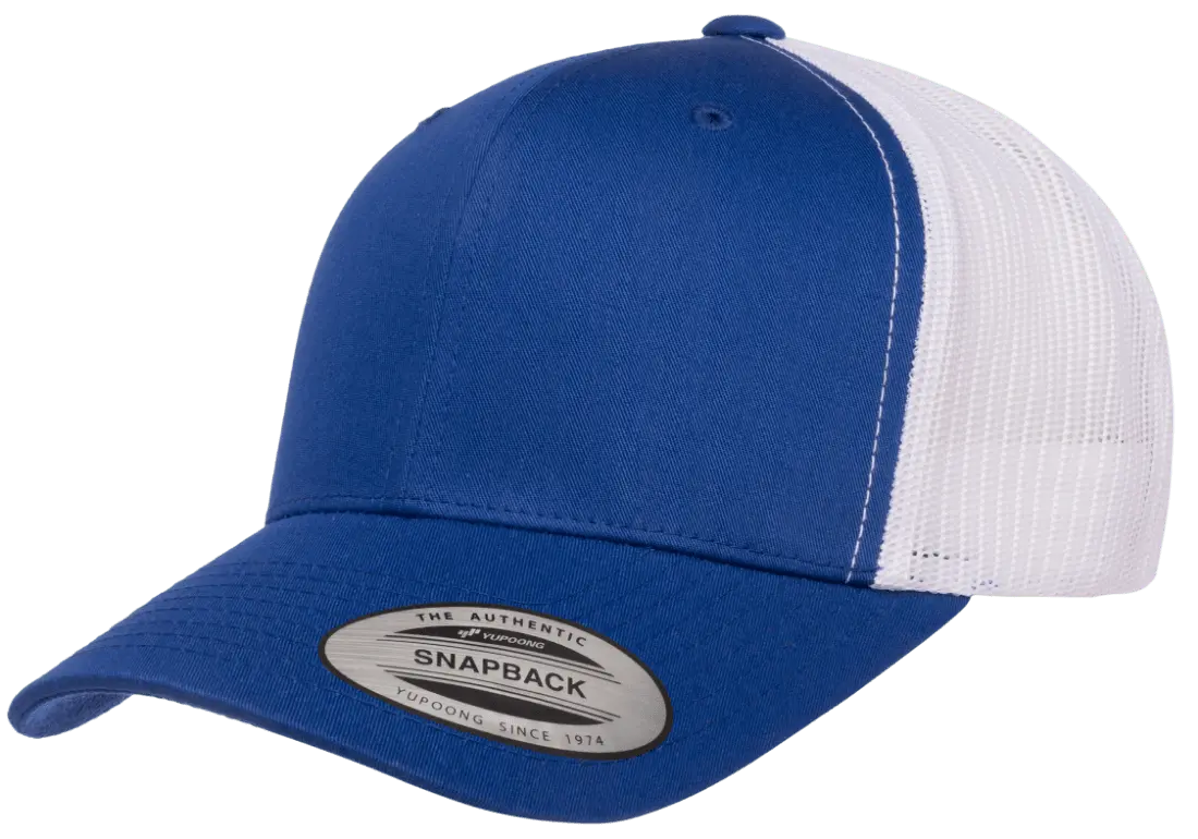 6606T - Royal/White Mesh Back