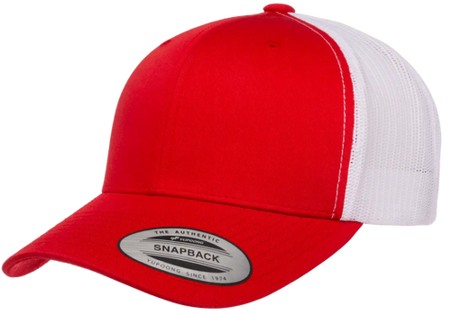 Red/White Mesh Back / One Size