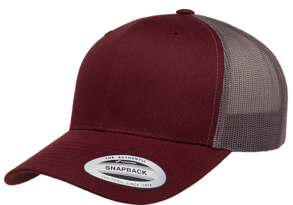 6606T - Maroon/Grey