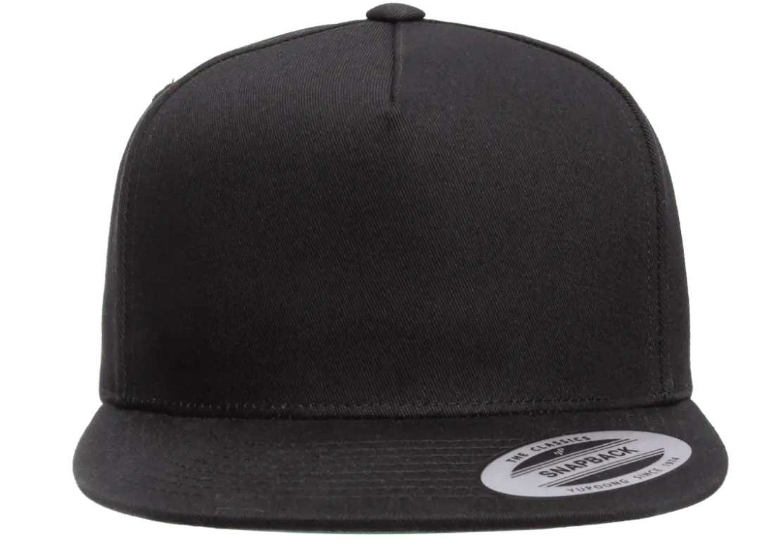 YP Classics® 5-panel cotton twill snapback cap