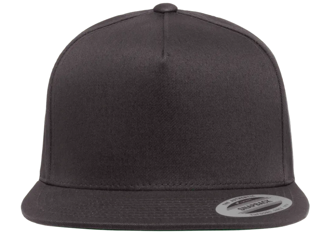 YP Classics® 5-panel cotton twill snapback cap