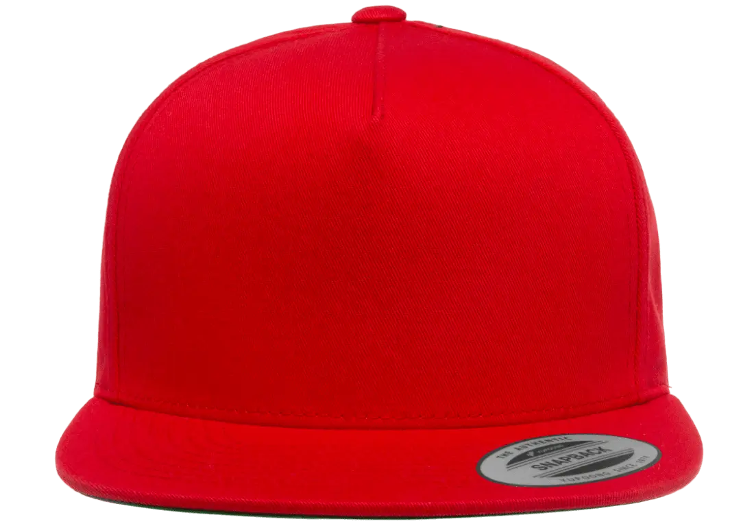 YP Classics® 5-panel cotton twill snapback cap