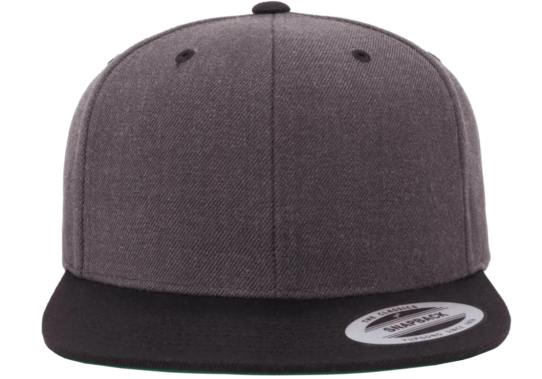 6089MT - Dark Heather/Black