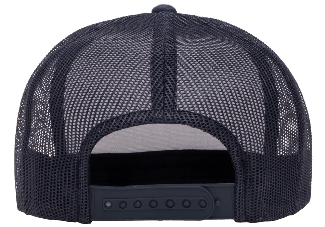 YP Classics® retro trucker cap with white front panel
