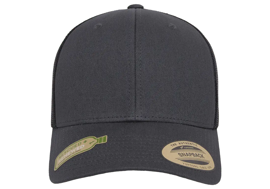 YP Classics® recycled mesh retro trucker cap 2-tone