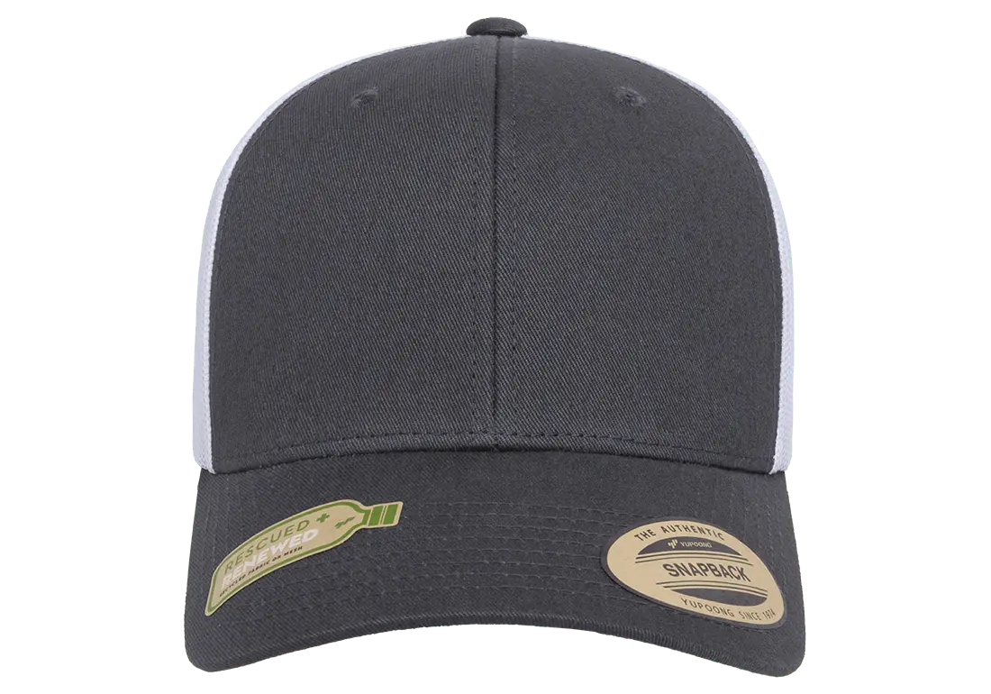 YP Classics® recycled mesh retro trucker cap 2-tone