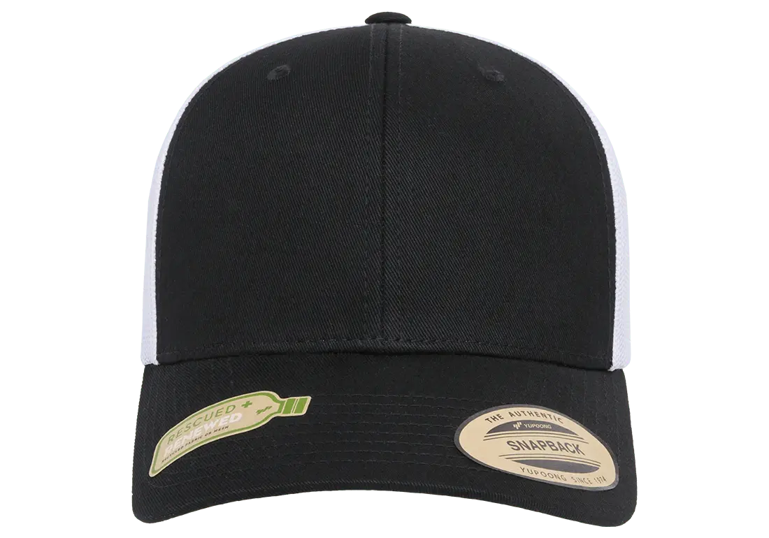YP Classics® recycled mesh retro trucker cap 2-tone