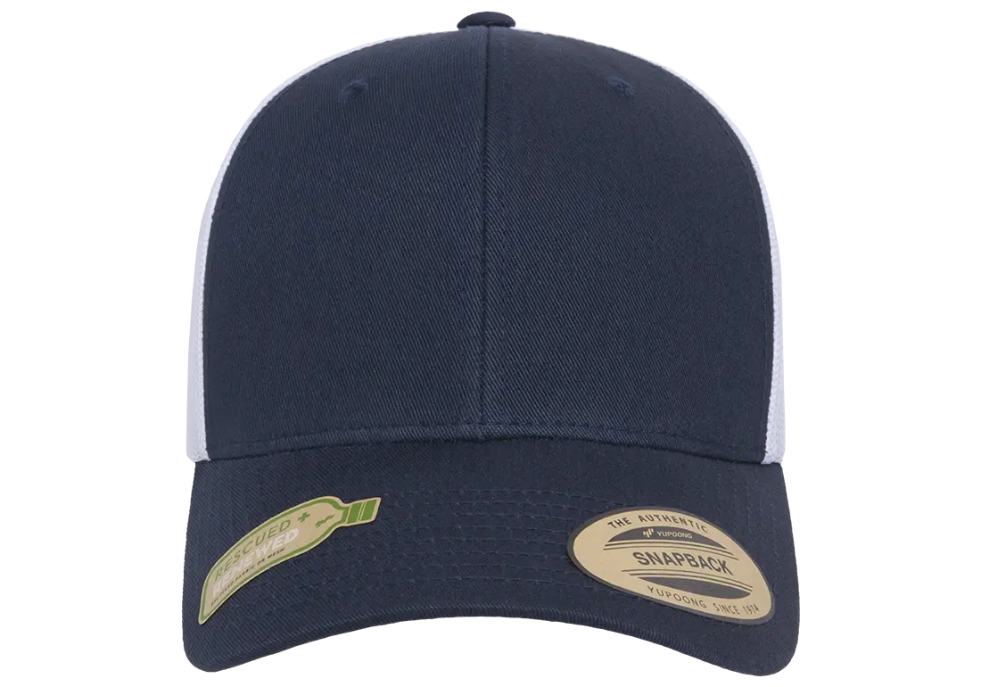 YP Classics® recycled mesh retro trucker cap 2-tone