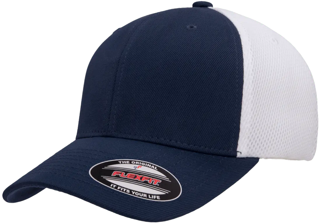 6533T - Navy Hat/White Mesh Back