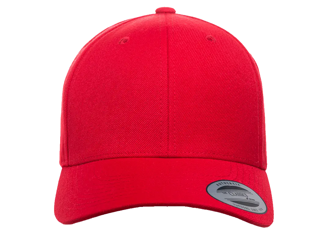 YP Classics® premium curved visor snapback cap