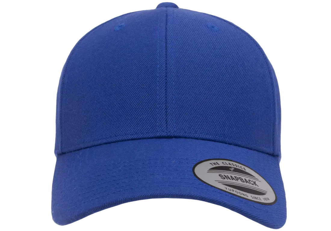 YP Classics® premium curved visor snapback cap