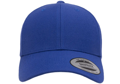 YP Classics® premium curved visor snapback cap